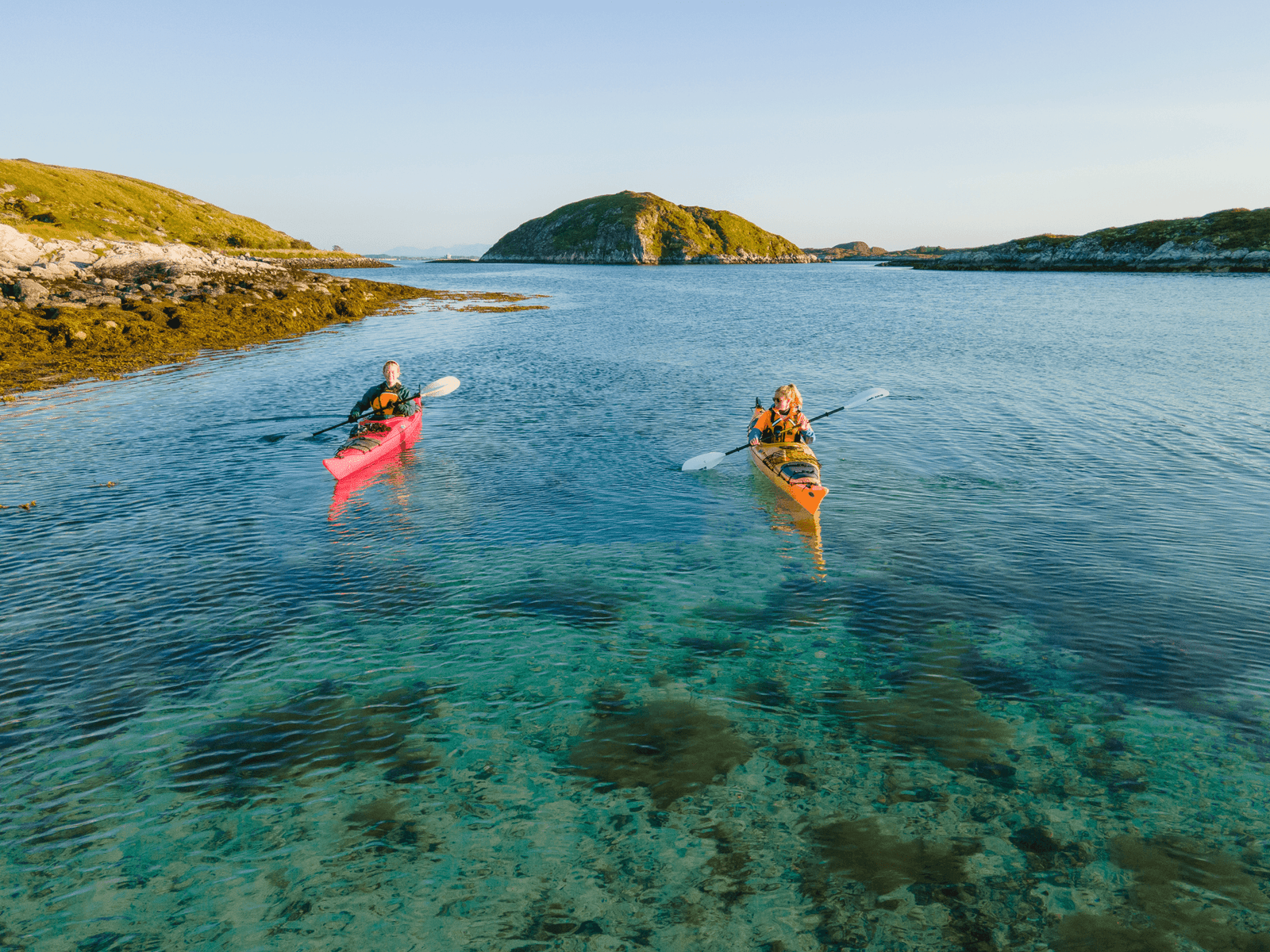 Kayaking in the Heroy archipelago Kristoffer Mollevik Visit Helgeland