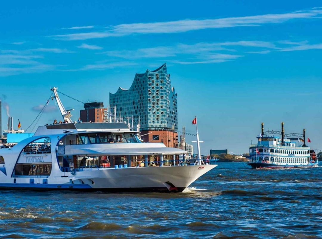 Elbe River Hamburg Germany