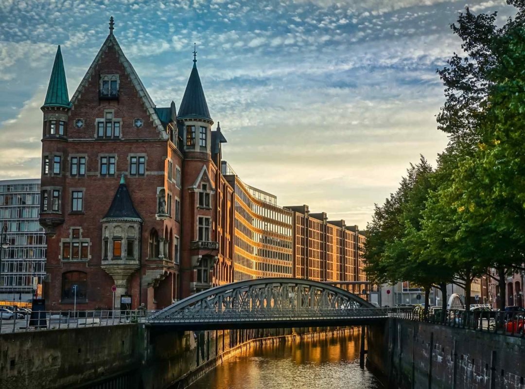 Speicherstadt in Hamburg Germany